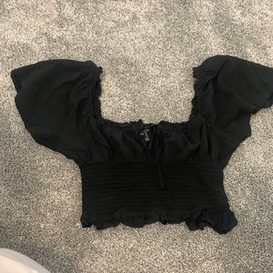 Square neck crop top